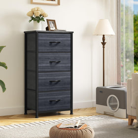 DWVO dresser top display with lamp and photos for a stylish bedside setup.