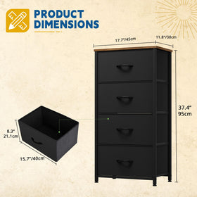 Easy pull fabric handles on DWVO drawers simplify daily organization