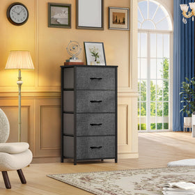 DWVO storage tower features a durable wooden top for a stylish surface and practical workspace