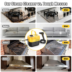 DXD steam cleaner removes kitchen grease and grime with powerful high-pressure steam.