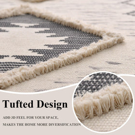 DXGJOKR easy-clean washable rug for busy homes.