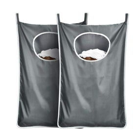 DYhair777 durable hanging laundry hamper behind door keeps clothes organized and off the floor