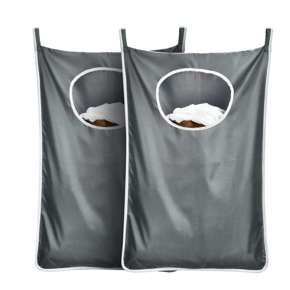 DYhair777 durable hanging laundry hamper behind door keeps clothes organized and off the floor