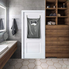 DYhair777 easy-assembly hanging laundry bag installs in minutes