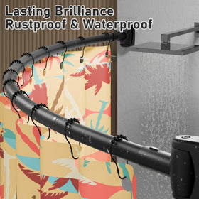 Sleek black finish complements modern bathrooms with lasting appeal