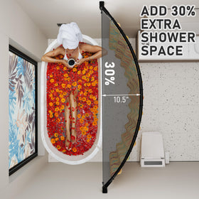 DYHOME curved rod rustproof stainless steel for durable bathroom use
