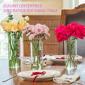 DYMFADFB centerpiece vases set provides sturdy, stylish display options for any occasion.