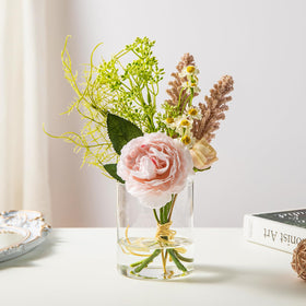 DYMFADFB clear borosilicate glass texture enhances table decor.