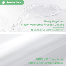 Dynamene 72-inch curtain with weighted panel for a smooth, private shower