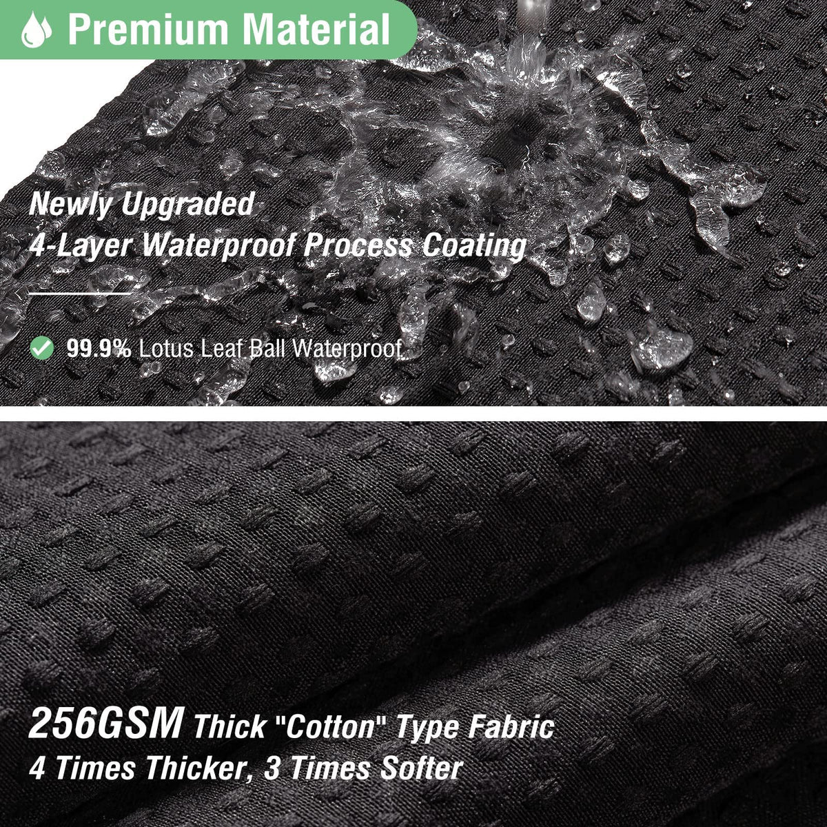 Dynamene rust-resistant grommets enable smooth hook fit.