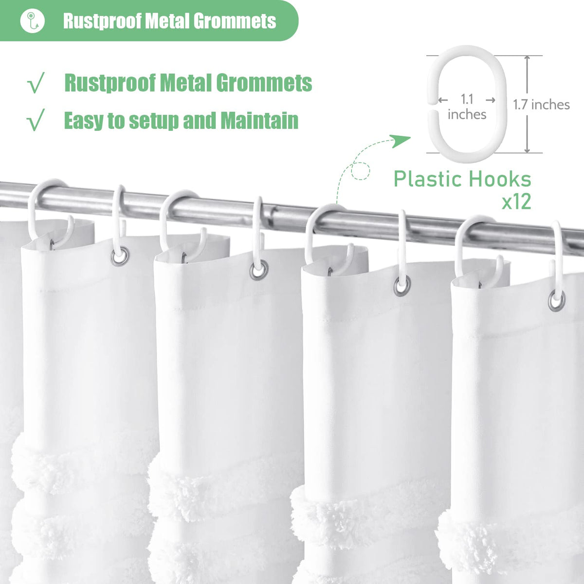 Dynamene machine washable curtain simplifies bathroom upkeep for busy homes