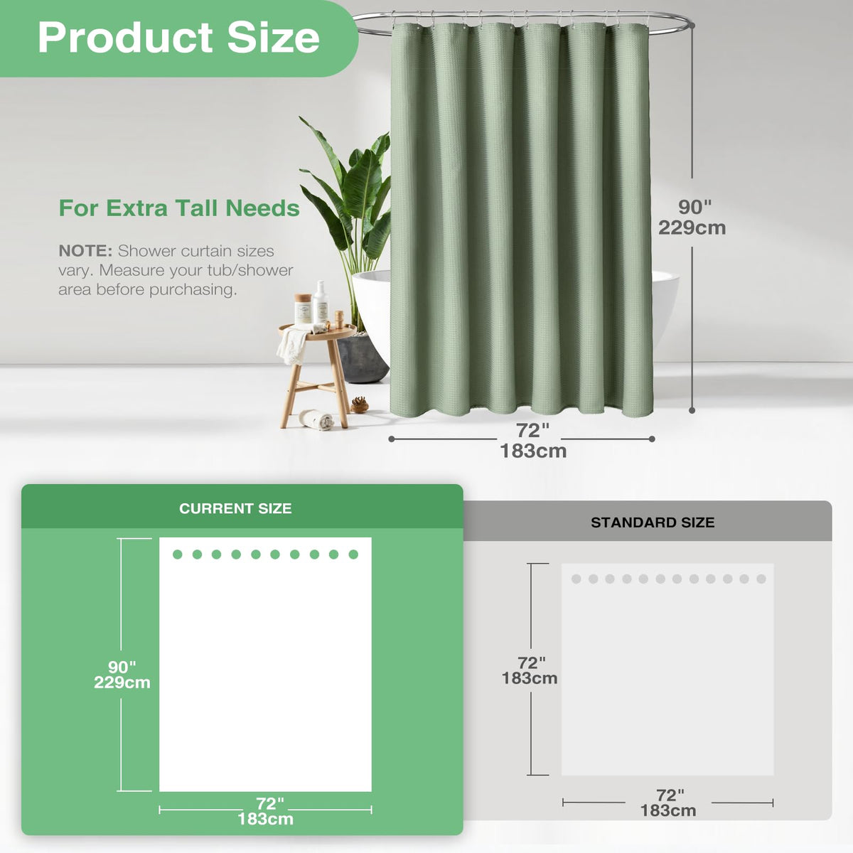 Dynamene curtain hung with hooks demonstrates easy setup and stable drape.