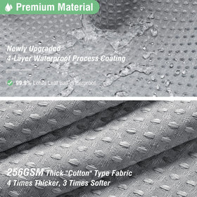 Dynamene water-repellent finish close-up indicating easy cleaning and stain resistance