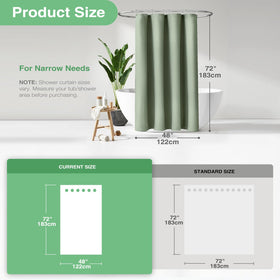 Dynamene spa-grade curtain resisting water and stains for a pristine bathroom.