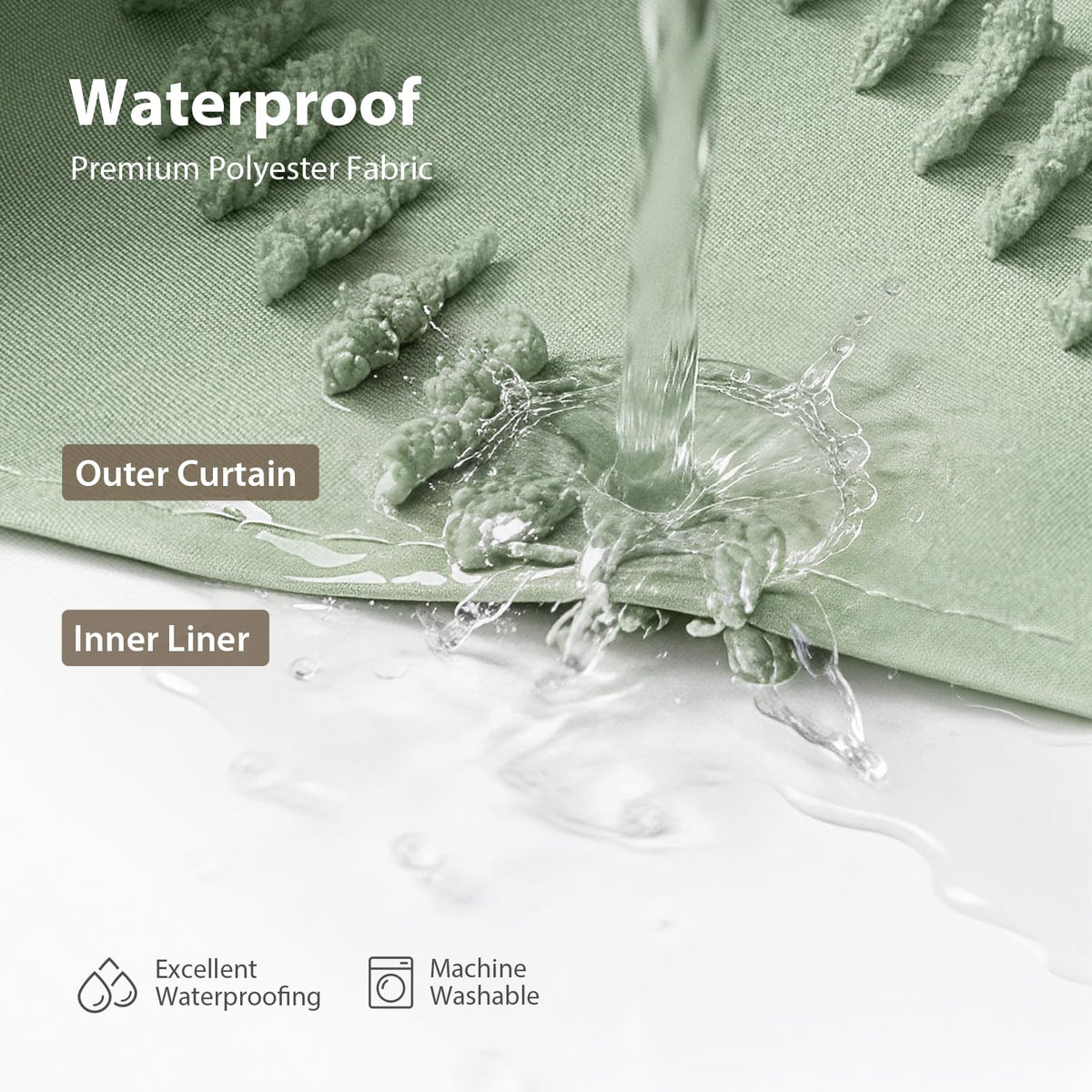 Dynamene water-repellent fabric sheds water for quick drying