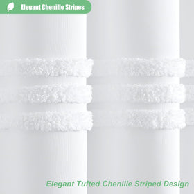Dynamene waterproof fabric curtain provides moisture protection while staying stylish