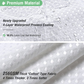 Dynamene weighted-hem curtain keeps fabric from billowing during showers