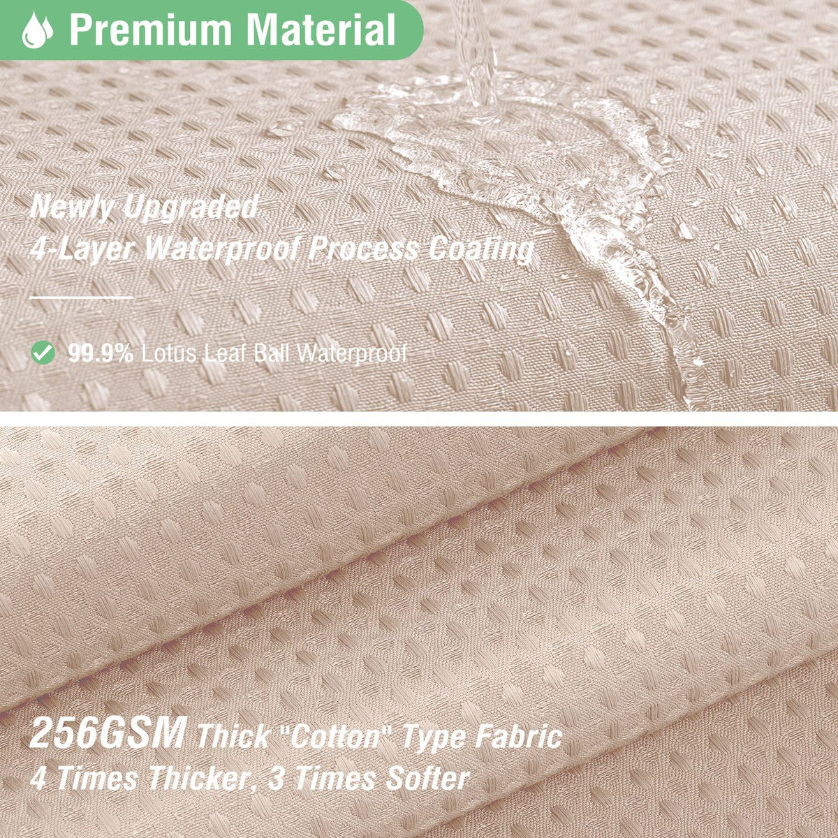 Dynamene weighted hem in action provides stable privacy during showers