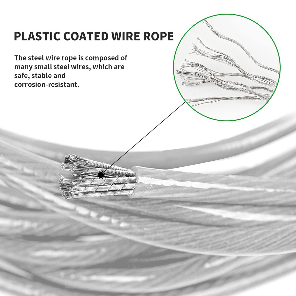 E-RFSEY 167-foot length enables flexible outdoor setups.