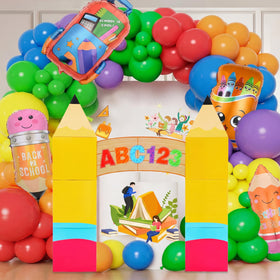 Eaasty ABC123 print arch adds educational charm to events.