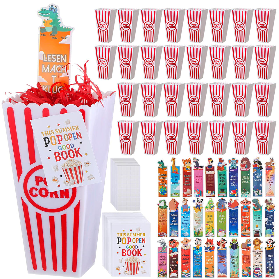 Eaasty teacher popcorn box set featuring gift-ready boxes for classroom rewards.
