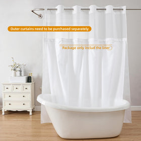 Eachope polyester fabric offers durability and easy care in busy bathrooms.