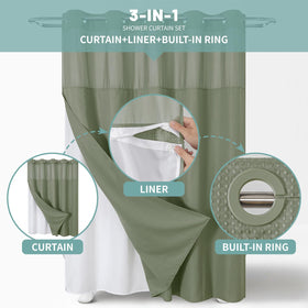 Eachope SageGreen snap-on liner for quick cleaning and replacement.
