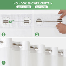 eachope semi-sheer top panel lets light in while preserving privacy