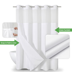 eachope snap-on liner with magnets provides stable fit and simple cleaning