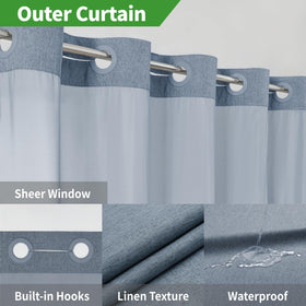eachope snap-on liner with magnets provides stability and easy cleaning