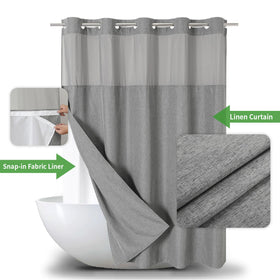 Eachope snap-on liner with magnets provides stable splash control