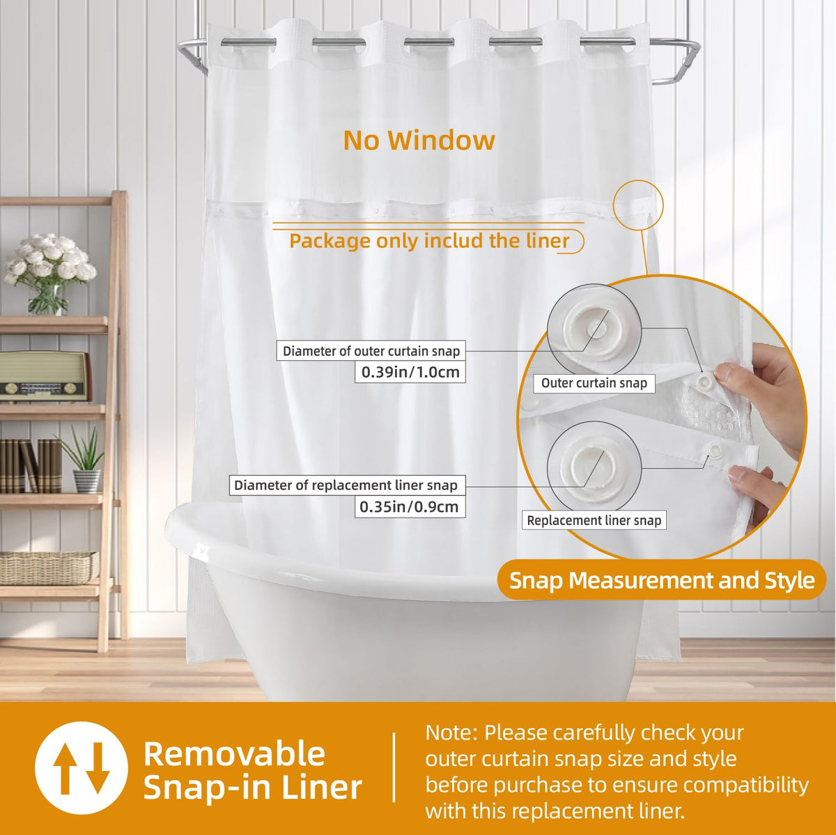 Eachope water-repellent finish keeps droplets from splashing, reducing bathroom mess.