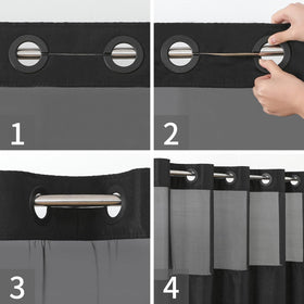 Eachope waterproof and washable fabric is suitable for daily bathroom use and cleaning.