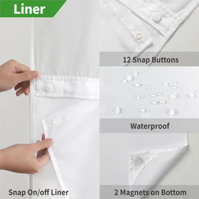 eachope waterproof and washable design keeps your bathroom fresh