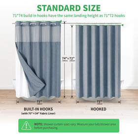 eachope waterproof and washable curtain ideal for busy bathrooms