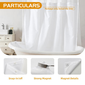 Eachope weighted corners keep the liner aligned during daily use.