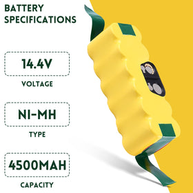 Two side brushes included with the Eagglew Roomba battery upgrade