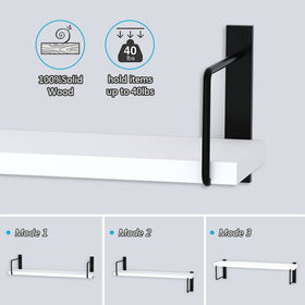 EALLRINEC storage solution for books plants and accessories with easy mounting