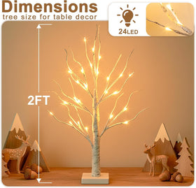 EAMBRITE birch tree centerpiece use as elegant decor
