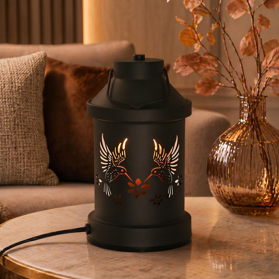 Eandisom hummingbird candle warmer lamp base for stable, decorative setup.