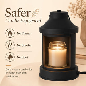 Eandisom hummingbird candle warmer lamp jar-candles compatibility for scents.