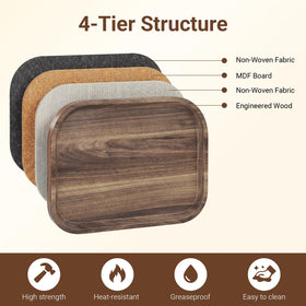 Eansstofars compact design saves space beside a couch or bed.
