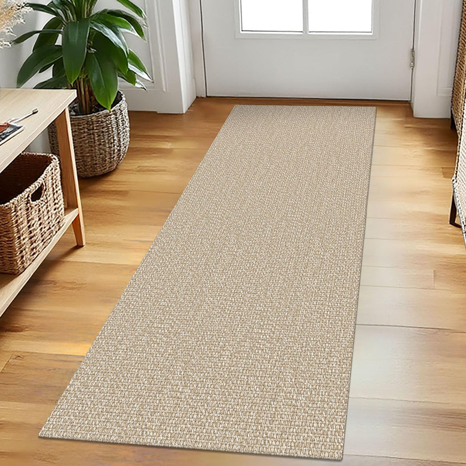 Earthall washable runner rug 2x5ft with non slip cotton backing for safe hallways.