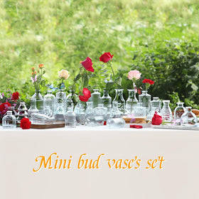 EarthGadgets bud vase with butterfly accents for DIY wedding decor