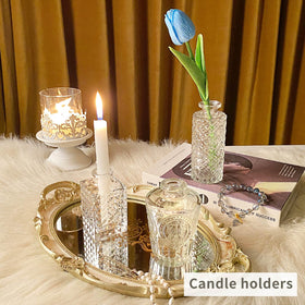 EarthGadgets bud vase used as candle holder or aromatherapy display