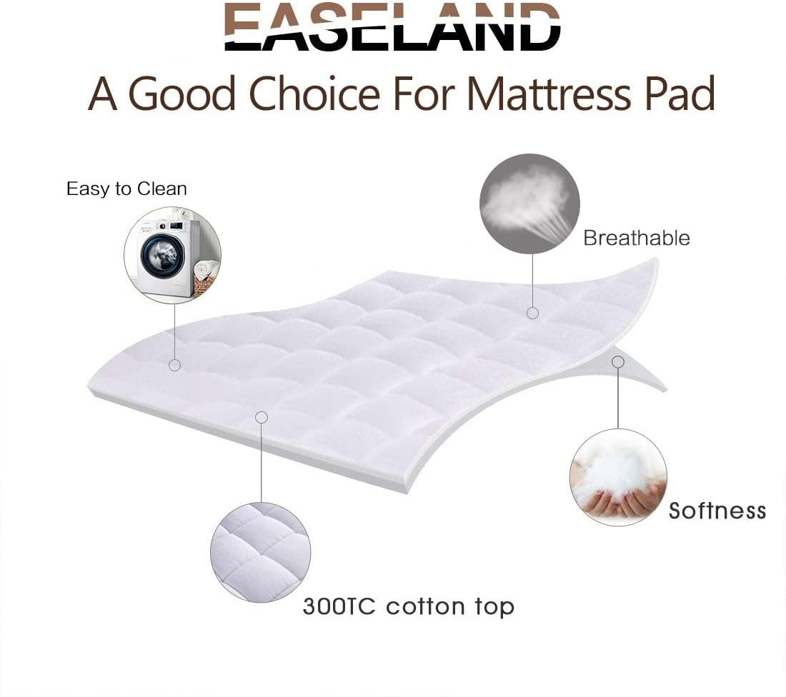 300TC cotton top provides skin friendly, breathable surface for restful sleep.
