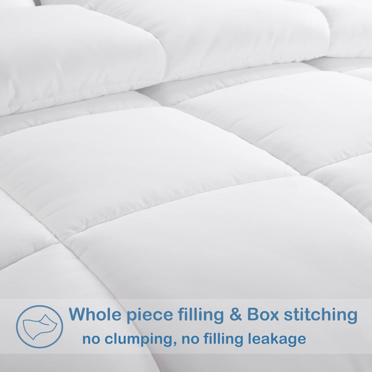 EASELAND corner tabs secure the duvet insert for a clean, snug fit.