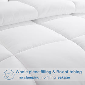 EASELAND corner tabs secure the duvet insert for a clean, snug fit.