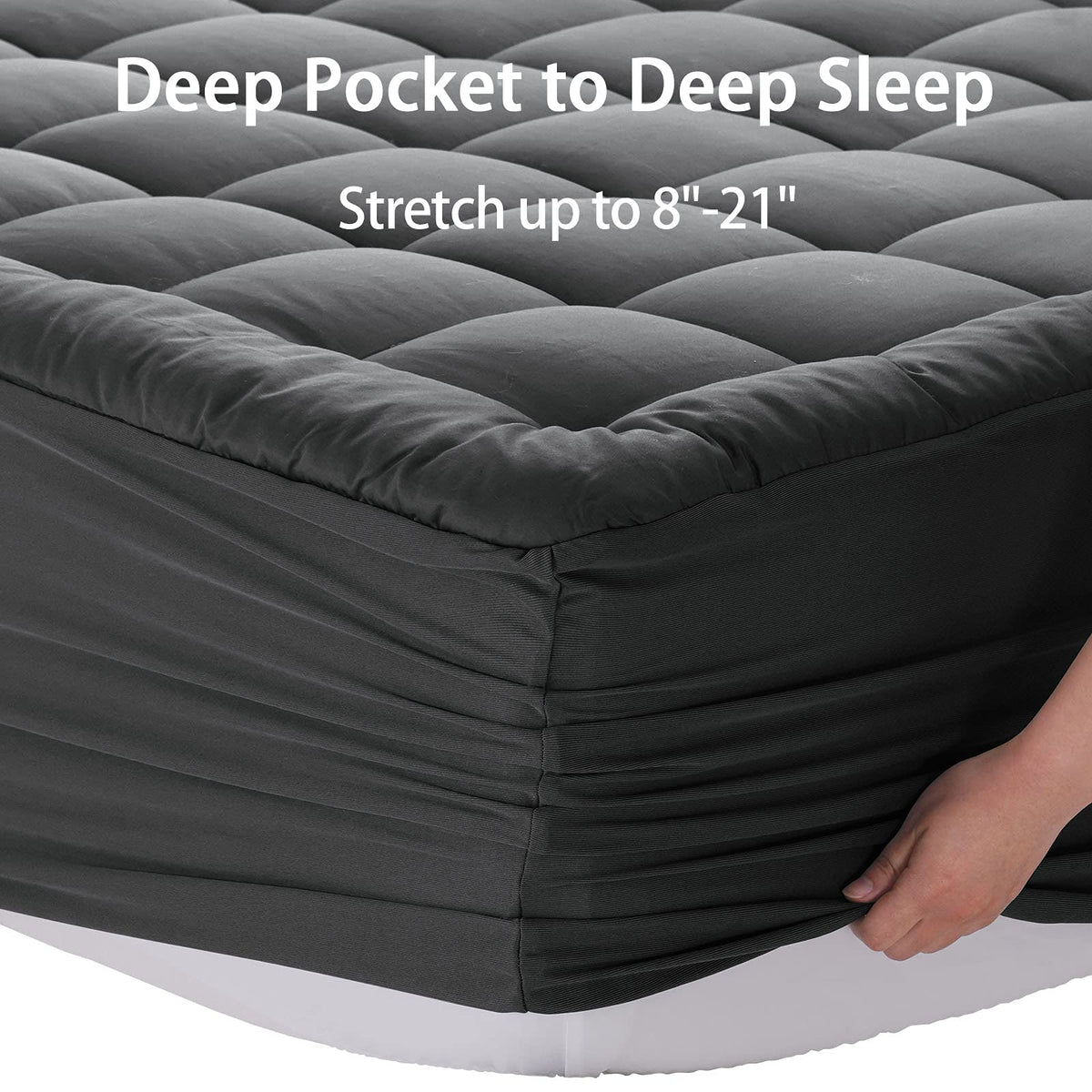 EASELAND dark grey fabric adds a modern, durable look.