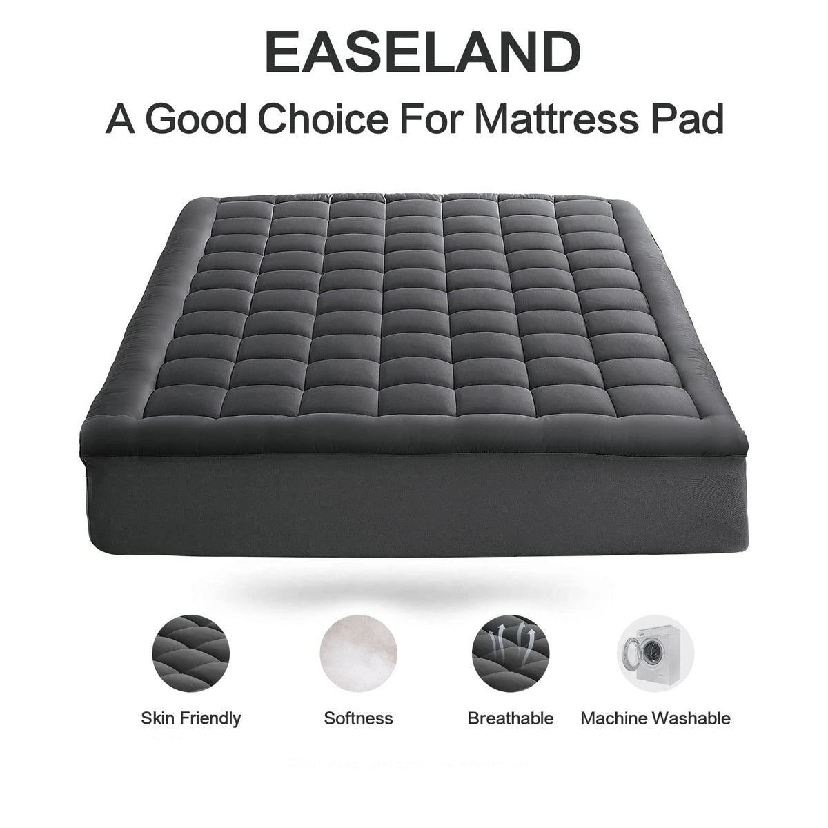 EASELAND deep-pocket design fits up to 21 inches securely.
